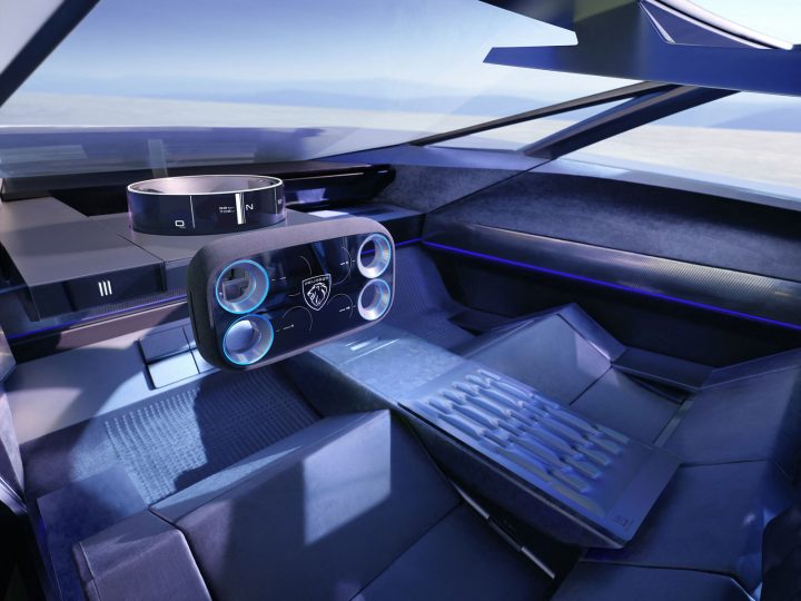 Peugeot Inception Concept Interior Design Steering Wheel