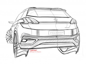 Peugeot Urban Crossover Concept - Design Sketch