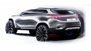 Peugeot Urban Crossover Concept - Design Sketch