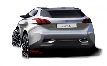 Peugeot Urban Crossover Concept - Design Sketch