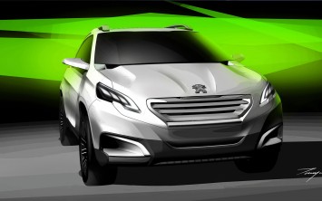 Peugeot Urban Crossover Concept - Design Sketch