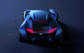 Peugeot Vision Gran Turismo Concept Design Sketch Render