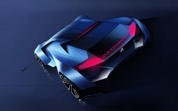 Peugeot Vision Gran Turismo Concept Design Sketch Render