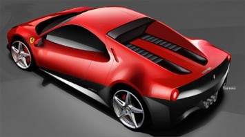 Pininfarina Ferrari SP12 EC Design Sketch