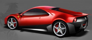 Pininfarina Ferrari SP12 EC Design Sketch