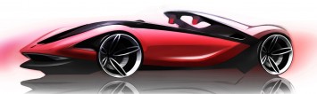 Pininfarina Sergio Concept - Design Sketch