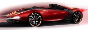 Pininfarina Sergio Concept - Design Sketch