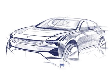 Polestar 3: design sketches and videos