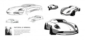 Porsche 901 Concept by Ege Arguden - Design Sketches