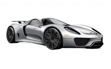 Porsche 918 Spyder Design Sketch