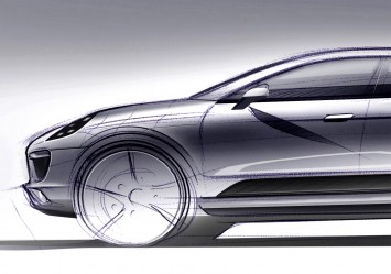 Porsche Macan Design Sketch