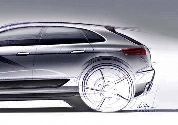 Porsche Macan Design Sketch