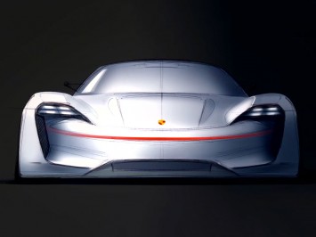 Porsche Mission E Concept Design Sketch