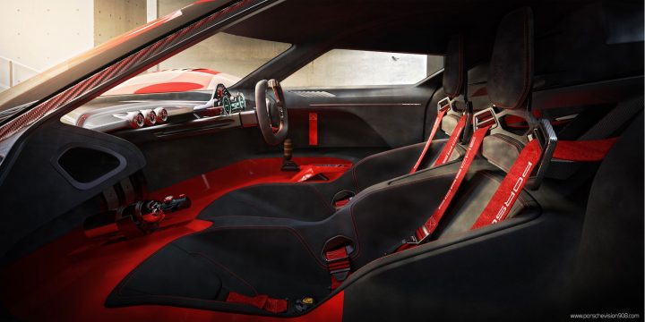 Porsche Vision GT 908 Long Tail Concept Interior