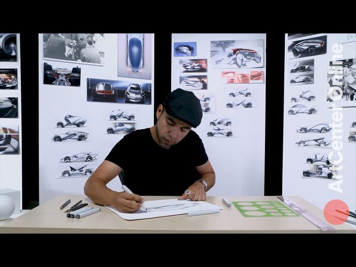 Professional Car Design: Sketching a Super Car