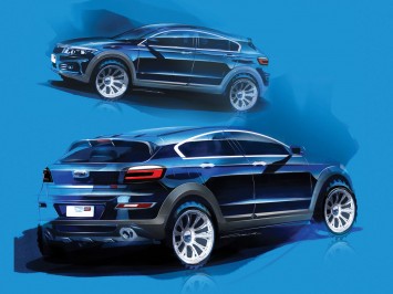 Qoros 3 City SUV - Design Sketches