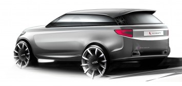 Range Rover Evoque Design Sketch by Minwoo Hwang