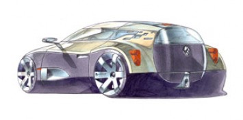 Renault Altica Design Sketch