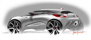 Renault Captur Concept Design Sketch