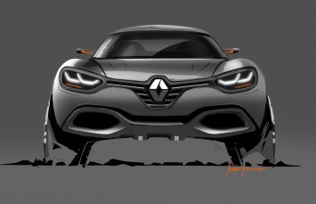 Renault Captur Concept Design Sketch