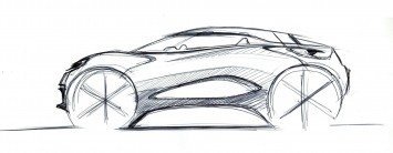 Renault Captur Concept Design Sketch