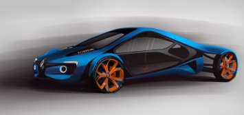 Renault Fly Concept Design Sketch