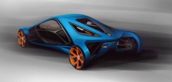 Renault Fly Concept Design Sketch