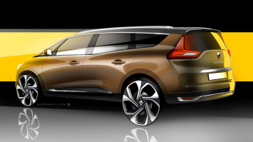 Renault Grand Scenic - Design Sketch Render