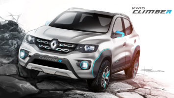 Renault Kwid Climber Concept Design Sketch