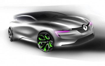 Renault Megane Design Sketch by Franck Le Gall