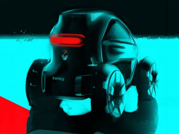 Renault Twizy Design Sketch