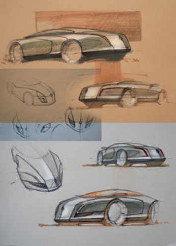 Renault Neptun Design Sketches