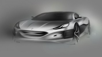 Rimac Concept One Design Sketch