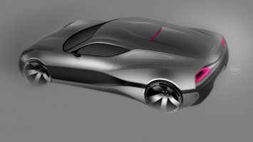 Rimac Concept One Design Sketch