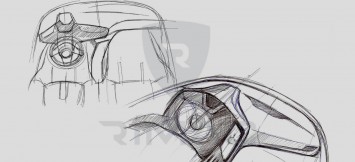 Rimac Concept One interior design sketch