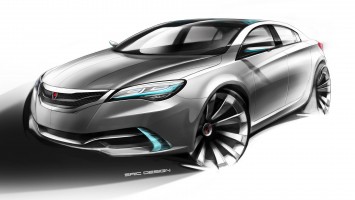 Roewe N1 Concept Design Sketch