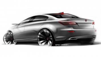 Roewe N1 Concept Design Sketch