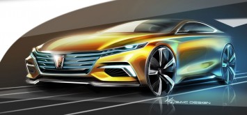 Roewe Vision-R Concept - Design Sketch