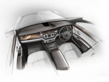 Rolls-Royce Bespoke Collection - Interior design sketch