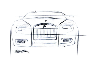 Rolls-Royce Ghost Design Sketch