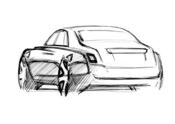 Rolls-Royce Phantom VIII Design Sketch