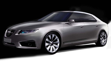 Saab 9 5 Sedan Design Sketch