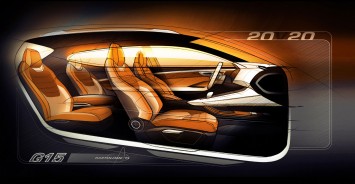 SEAT 20V20 Concept - Interior Design Sketch