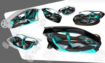 Seat Hammock Concept Design Sketches