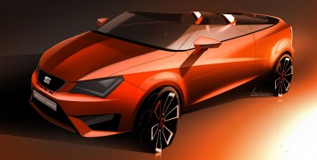 Seat Ibiza Cupster Concept Design Sketch