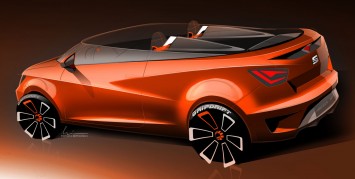 Seat Ibiza Cupster Concept Design Sketch