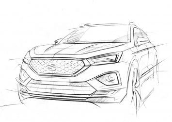 Seat Tarraco Design Sketch