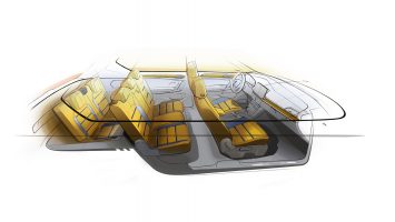 Seat Tarraco Interior Design Sketch