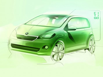 Skoda Citigo Design Sketch