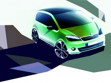 Skoda Citigo Design Sketch